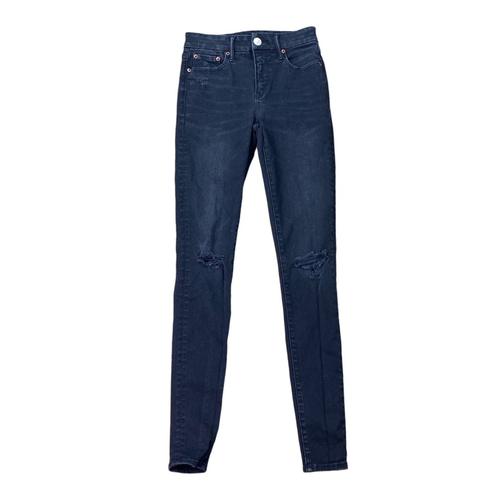 Woman’s American Eagle black “hi-rise jegging” the luxe jeans size 2 (X-LONG)